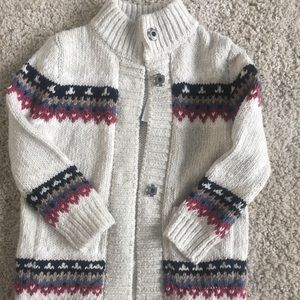 Kids button up sweater